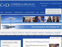 Tablet Screenshot of cushingdolan.com